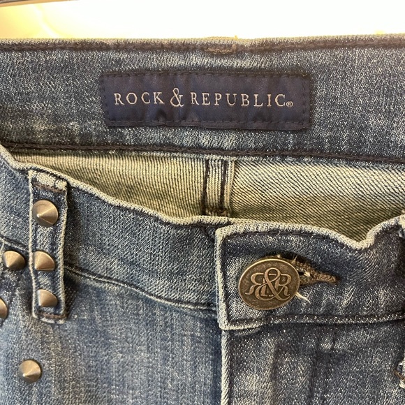 NWOT Rock & Republic Studded Bootcut Jeans - Picture 7 of 8